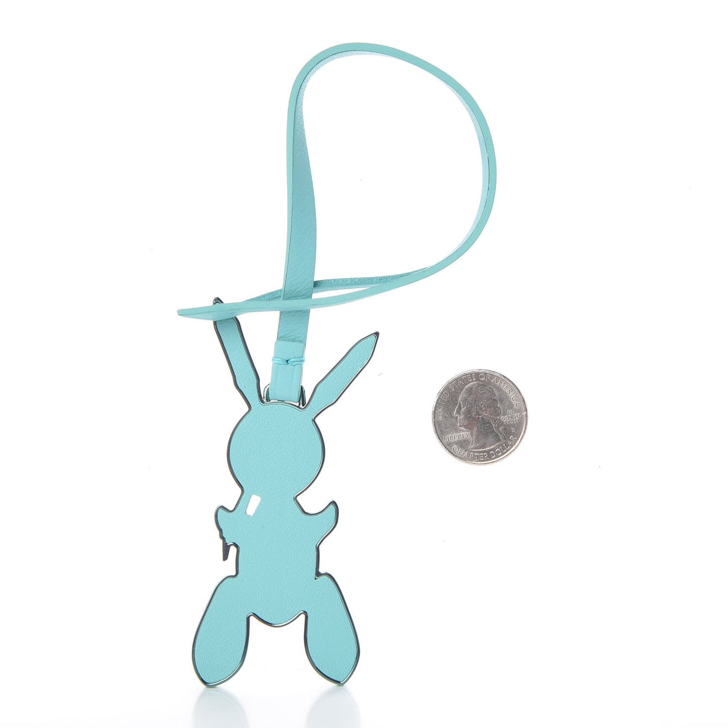 Calfskin Jeff Koons Masters LV Rabbit Bag Charm
