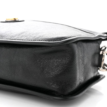 Gucci Fluffy Calfskin Morpheus Shoulder Bag Black 10 of 10
