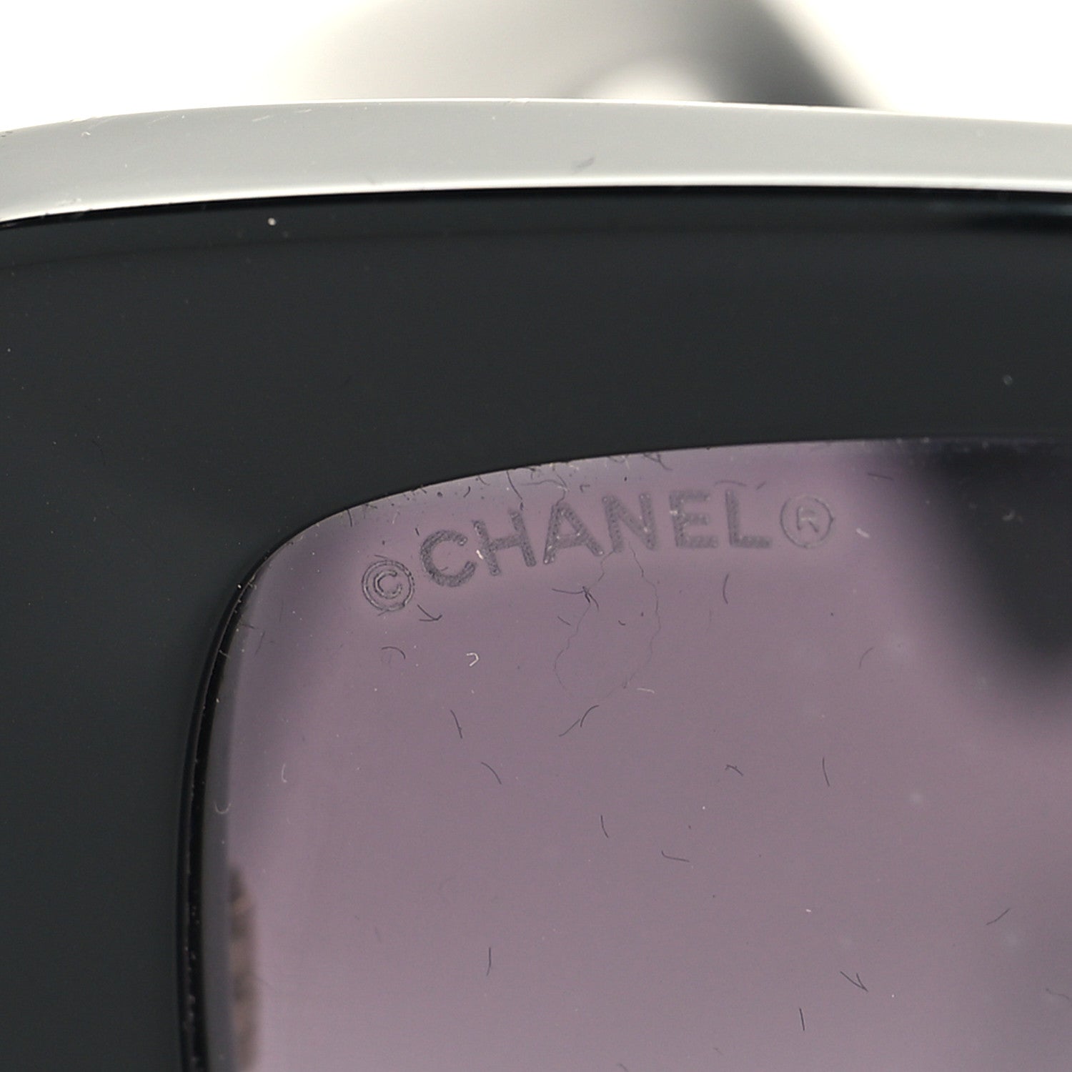 Chanel Acetate Rectangle Sunglasses 5435 Black 7 of 8