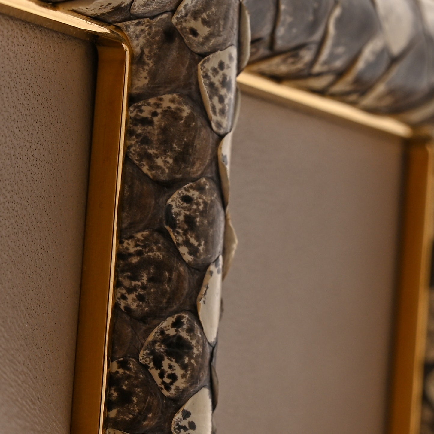 Shiny Nappa Snakeskin Small Fendi First Nuvola Roccia