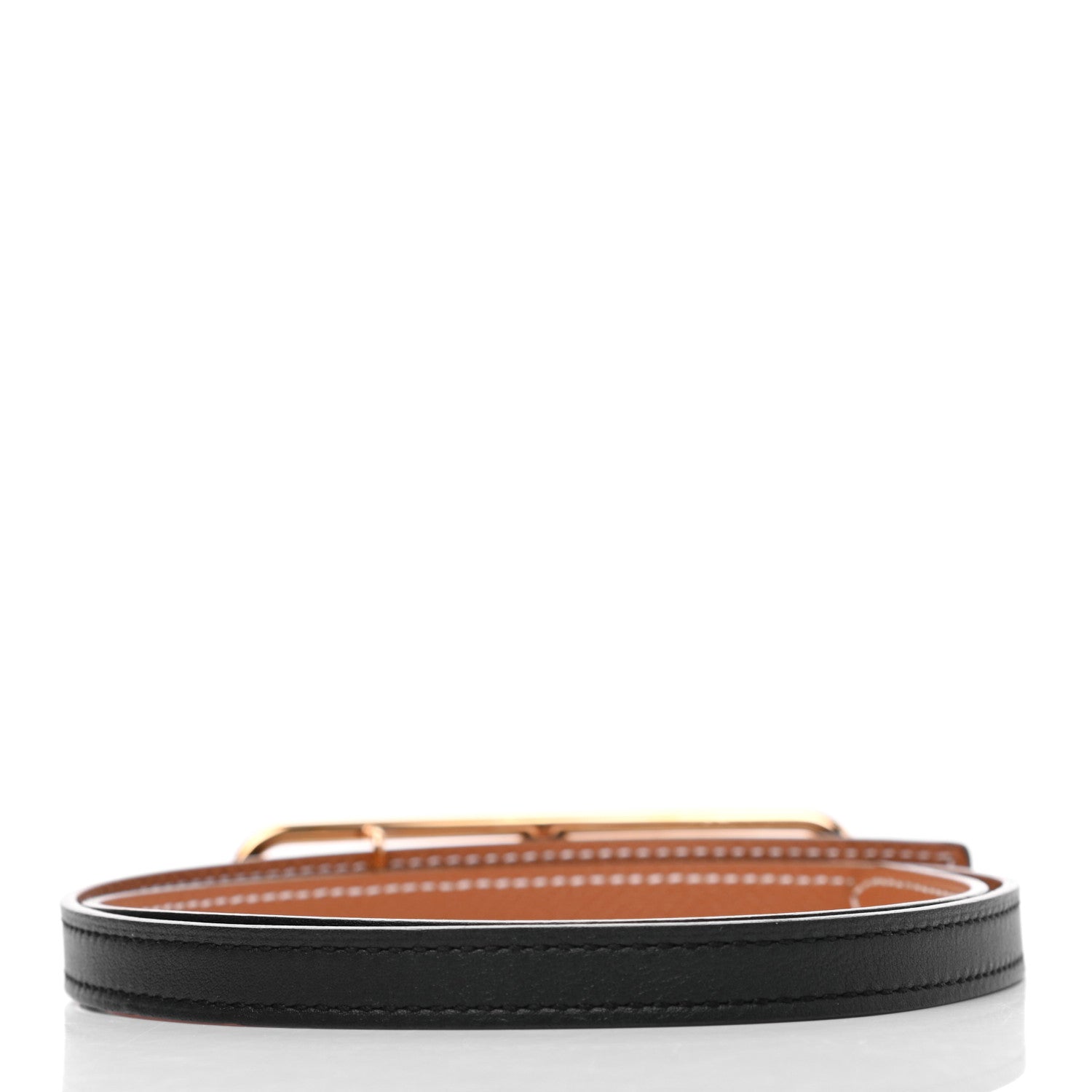 Hermes Swift Epsom 13mm Roulis Belt 70 Black Gold 2 of 4