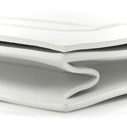 Hermes Swift Shadow Clutch 29 White 8 of 10