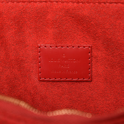 Louis Vuitton Damier Ebene Caissa Clutch Cherry 6 of 7