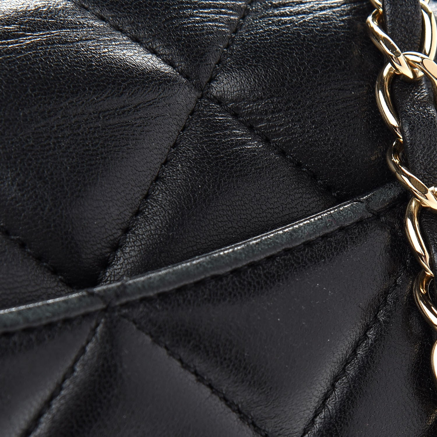 Chanel Lambskin Quilted Small Trendy CC Dual Handle Flap Bag Black 9 of 9