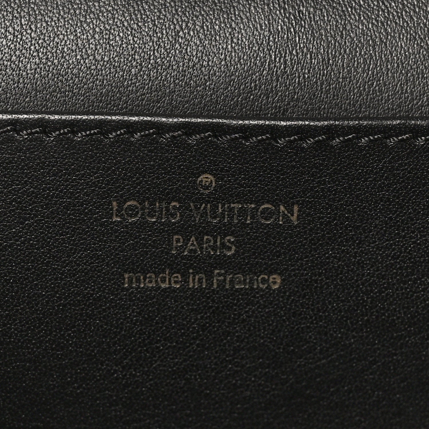 Louis Vuitton Grained Calfskin Vivienne NM Black 6 of 9
