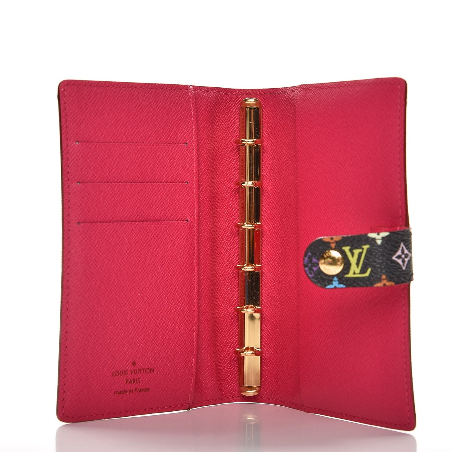 Monogram Multicolor Small Ring Agenda Cover Black Grenade