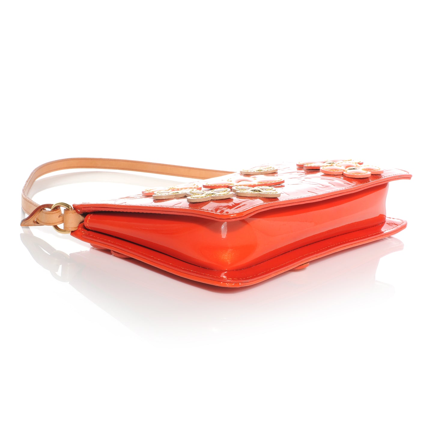 Vernis Lexington Fleurs Pochette Orange