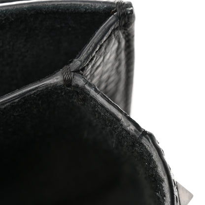 Valentino Garavani Grained Calfskin Onyx Micro B-Rockstud Rolling Flap Black 11 of 12