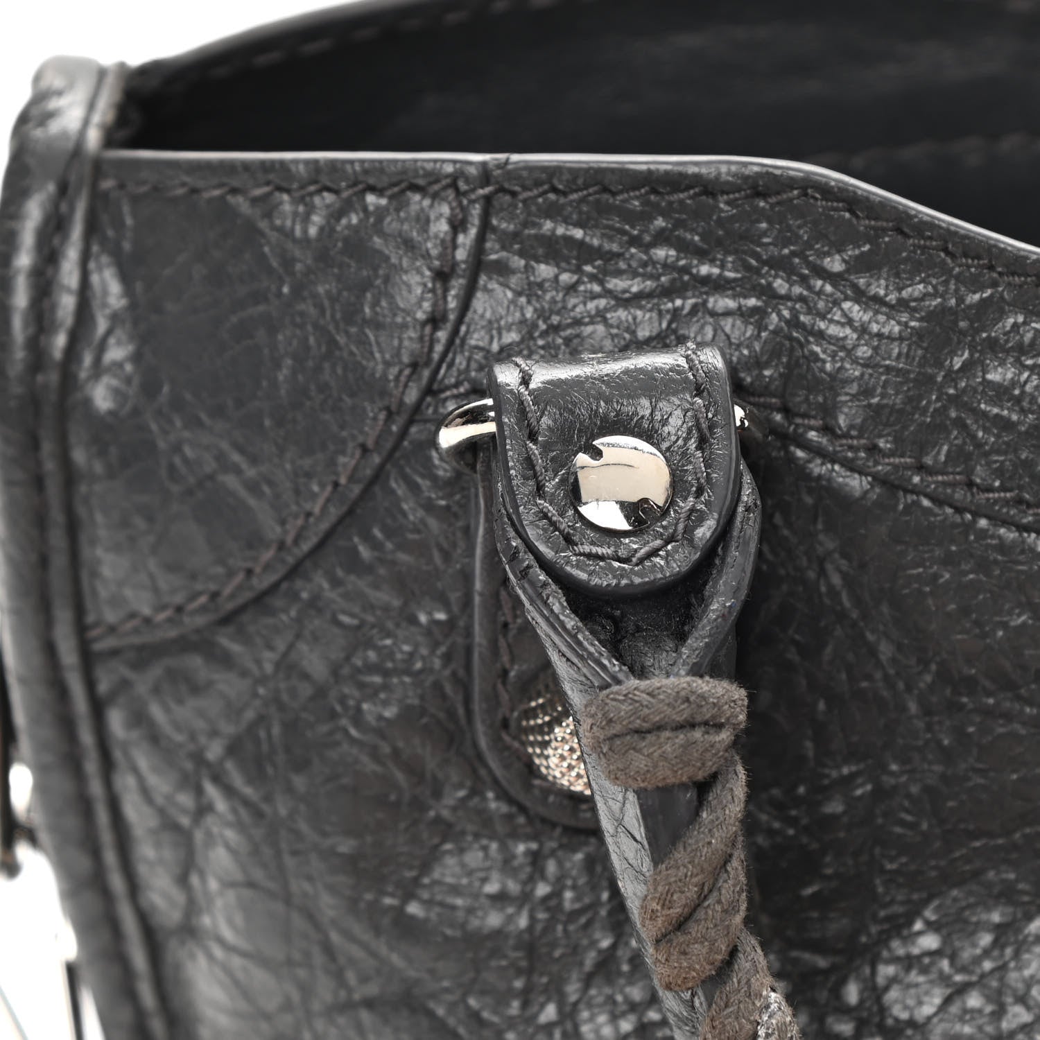 Balenciaga Agneau Giant 12 Silver Hardware Mini City Gris Fossile 12 of 13