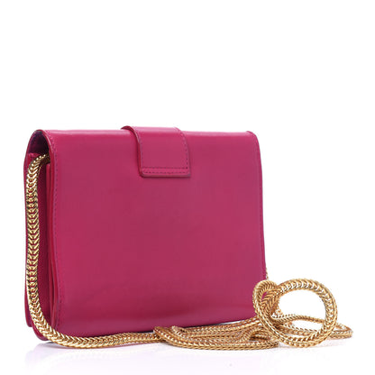 Saint Laurent Calfskin Small Classic Y Satchel Fuchsia 3 of 20