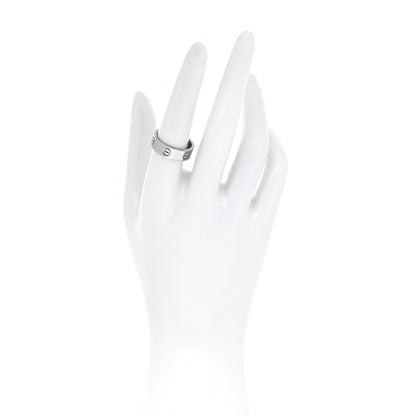 Cartier 18K White Gold 5.5mm LOVE Ring 57 8 2 of 4