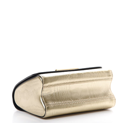 Louis Vuitton Calfskin Gravity Twist Shoulder Bag PM Gold 3 of 12