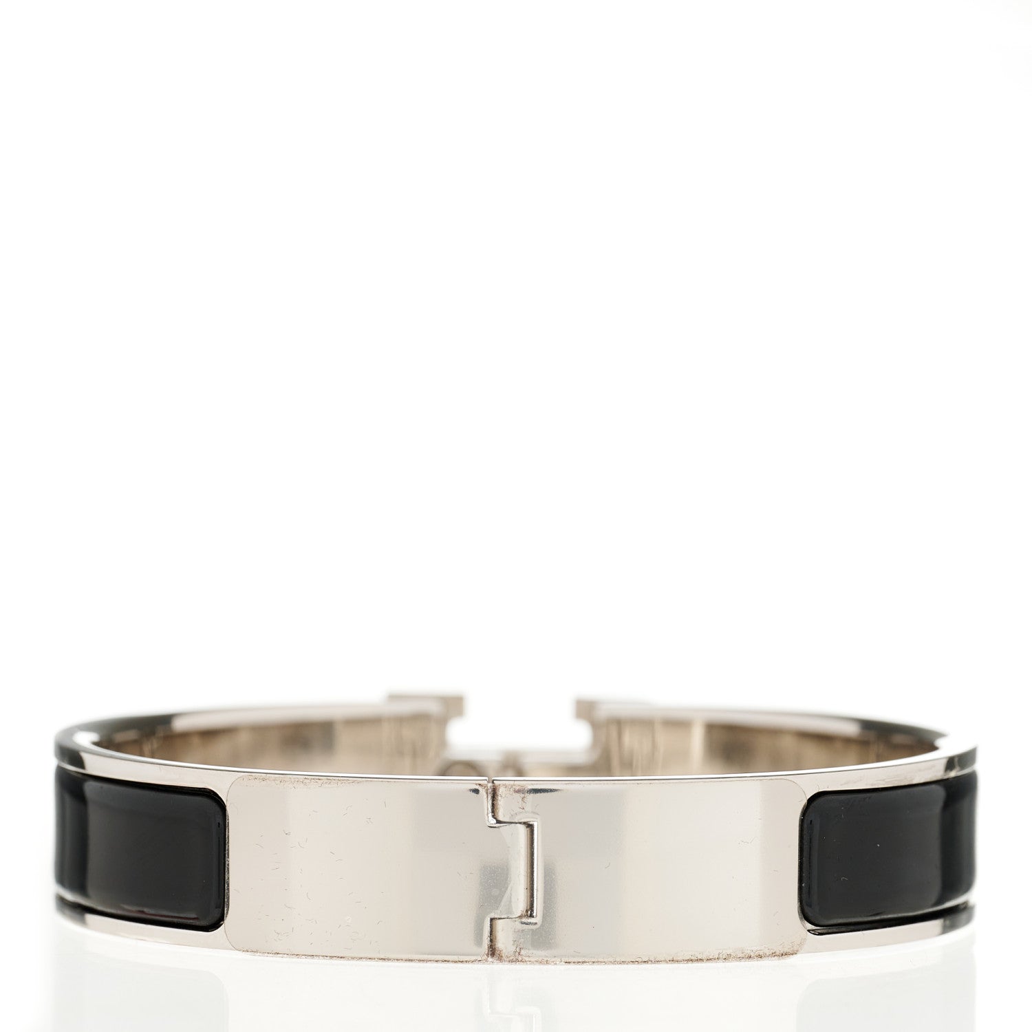 Hermes Enamel Narrow Clic Clac H Bracelet PM Black 2 of 4