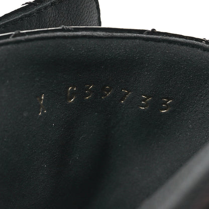 Chanel Patent Goatskin Quilted CC Mules Sandals 39 Black 6 of 9