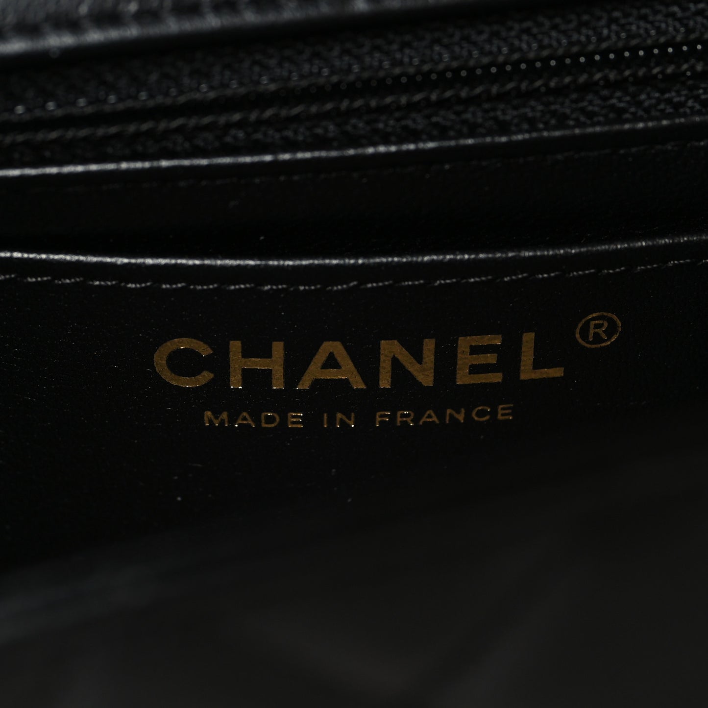 Lambskin Quilted Mini Rectangular Flap Black