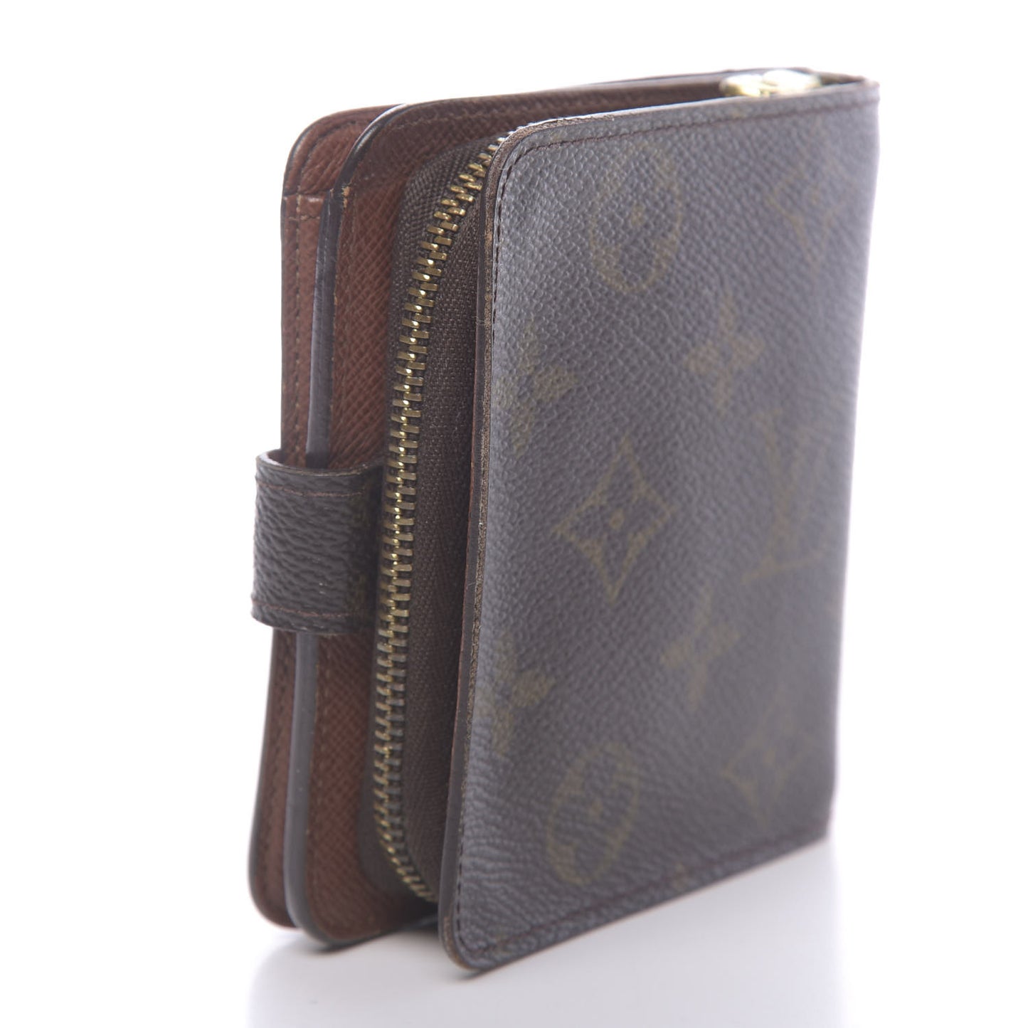 Monogram Compact Zippe Zipped Wallet