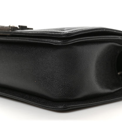 Chanel Caviar Quilted Medium Boy Flap Black 9 of 9