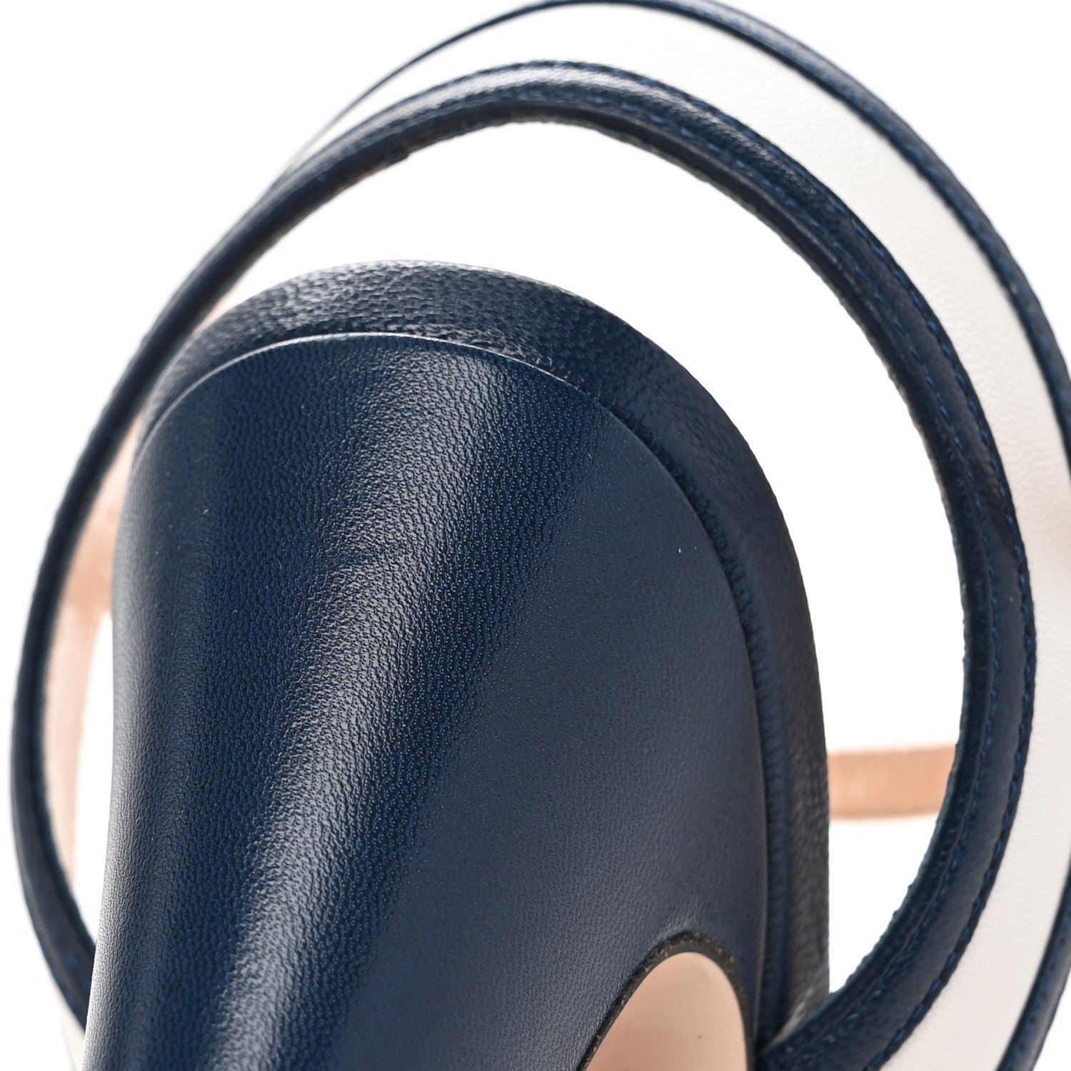 Gucci Malaga Kid Alison Platform 36 Navy White 12 of 13