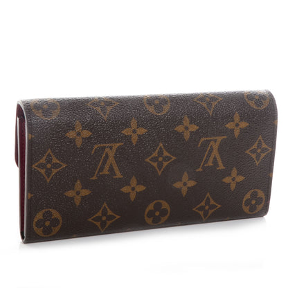 Louis Vuitton Monogram Emilie Wallet Fuschia 3 of 8