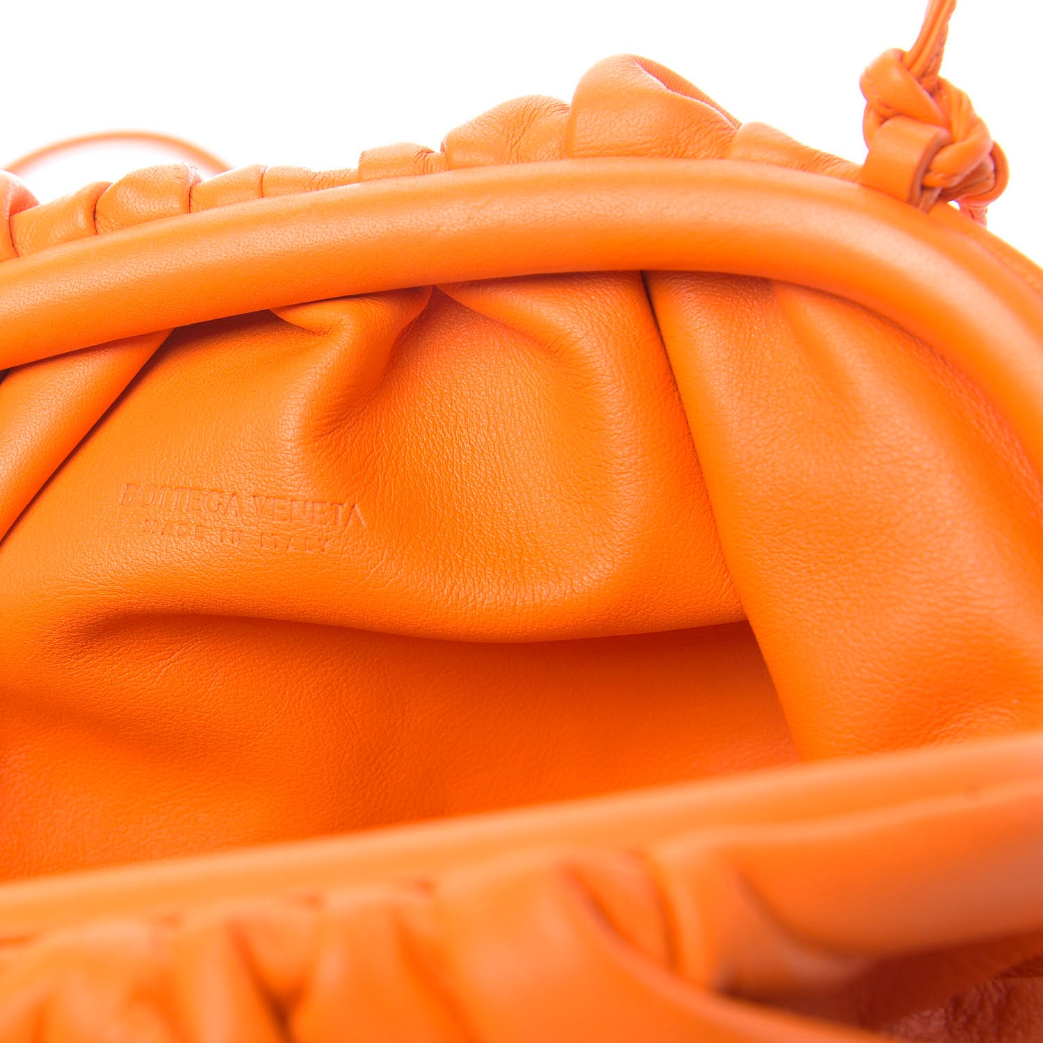 Bottega Veneta Butter Calfskin The Mini Pouch Light Orange 6 of 9