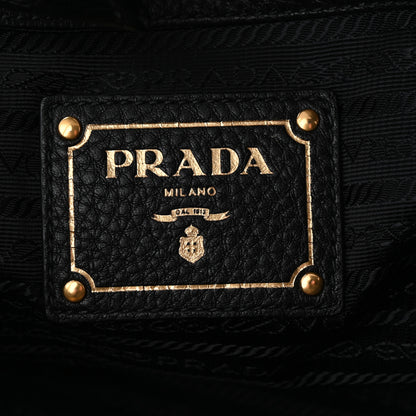 Prada Vitello Phenix Tote Black 11 of 21