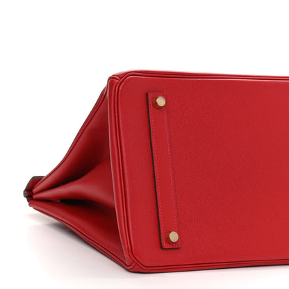 Hermes Epsom Birkin 35 Rouge Casaque 9 of 11