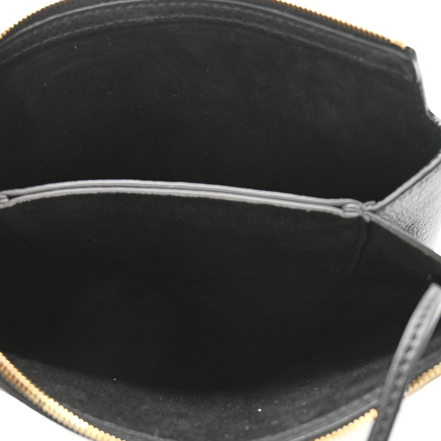 Matte Grained Calfskin Mini Nu Twin Bag Black