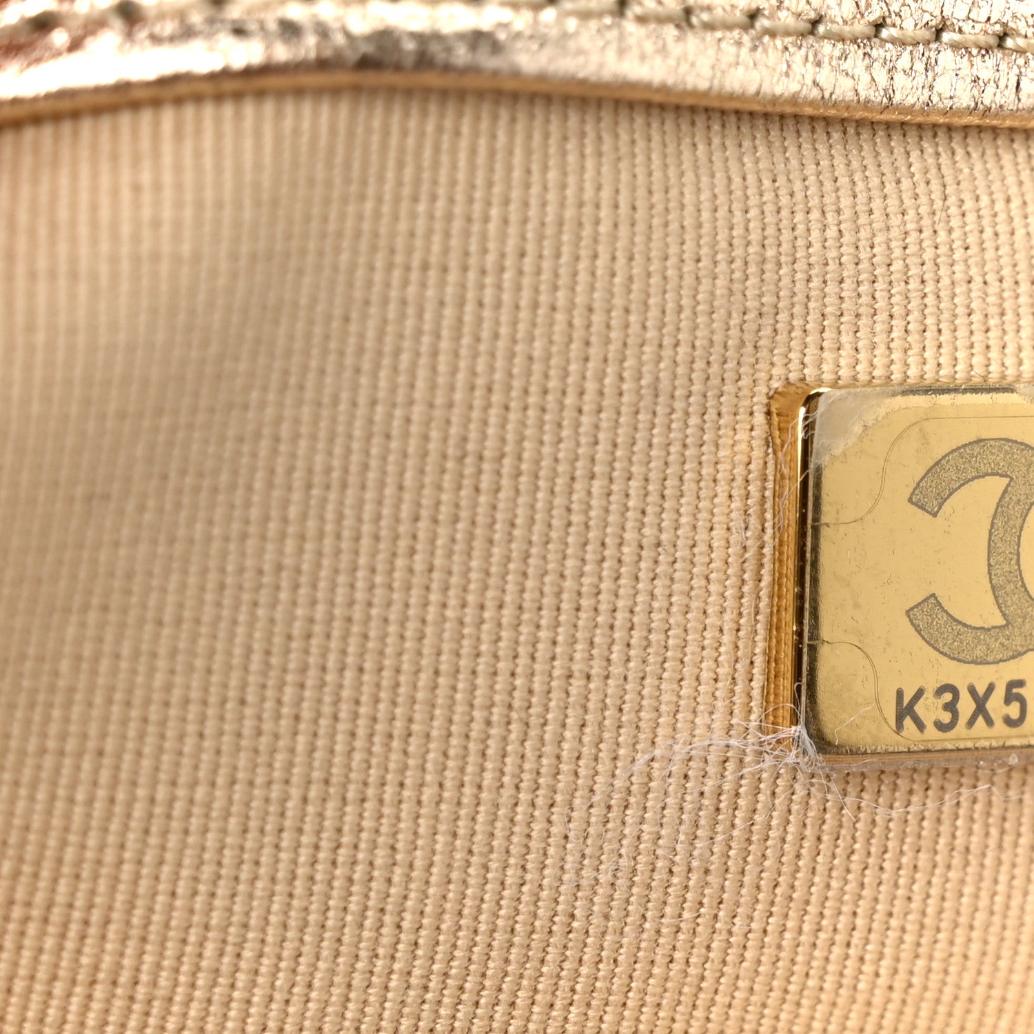 Chanel Metallic Calfskin Crochet Medium Chanel 19 Flap Gold 7 of 10