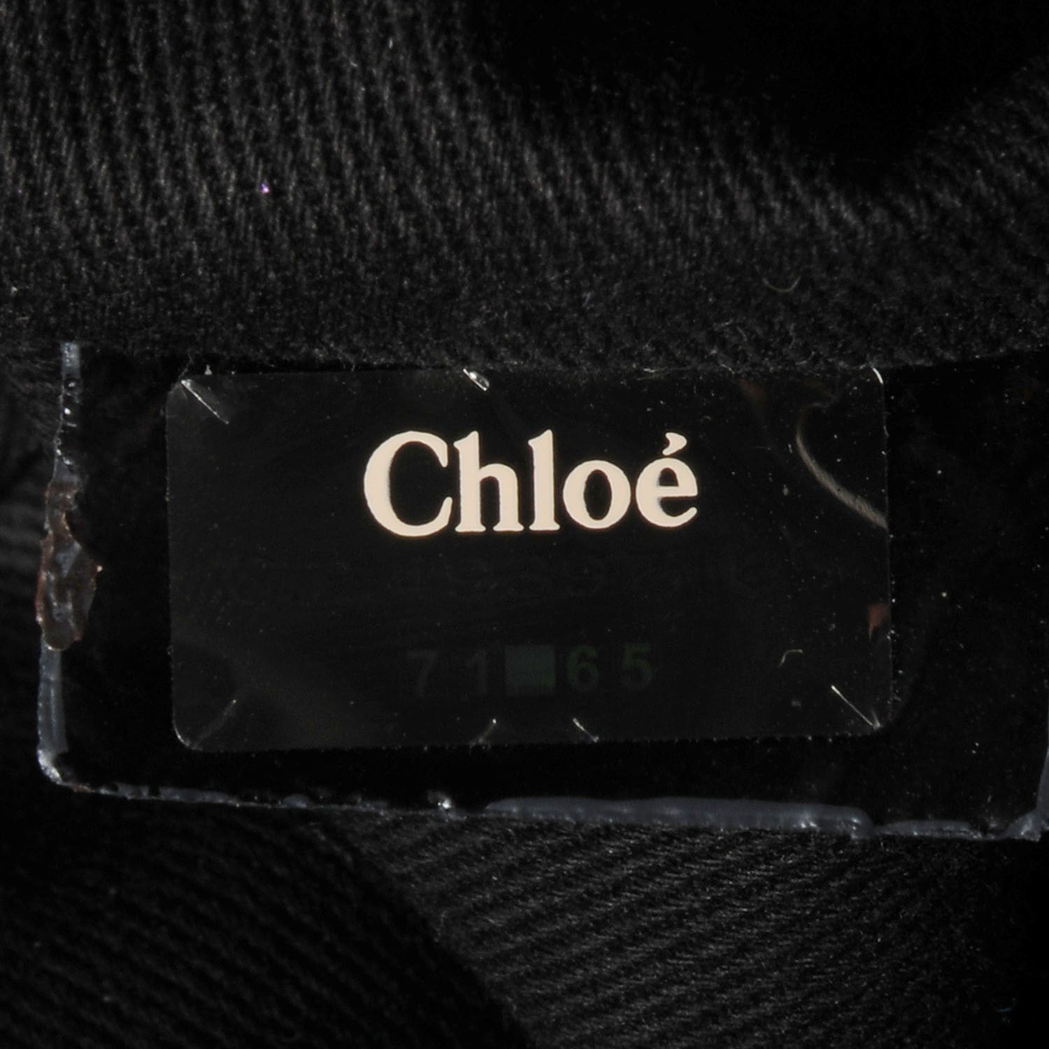 Chloe Patent Small Bay Tote Black 7 of 9