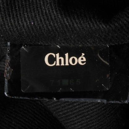 Chloe Patent Small Bay Tote Black 7 of 9