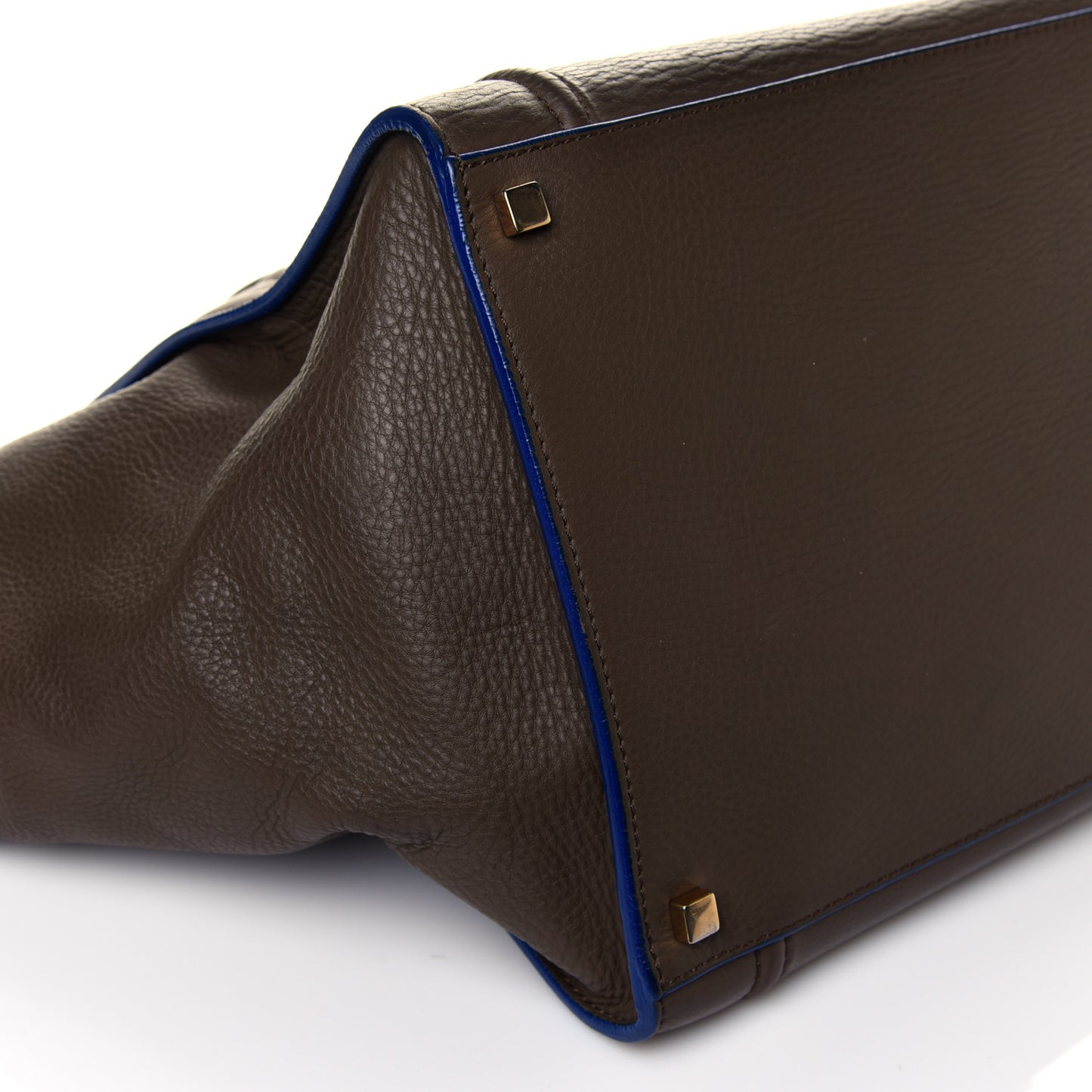 Baby Grained Calfskin Medium Phantom Luggage Khaki