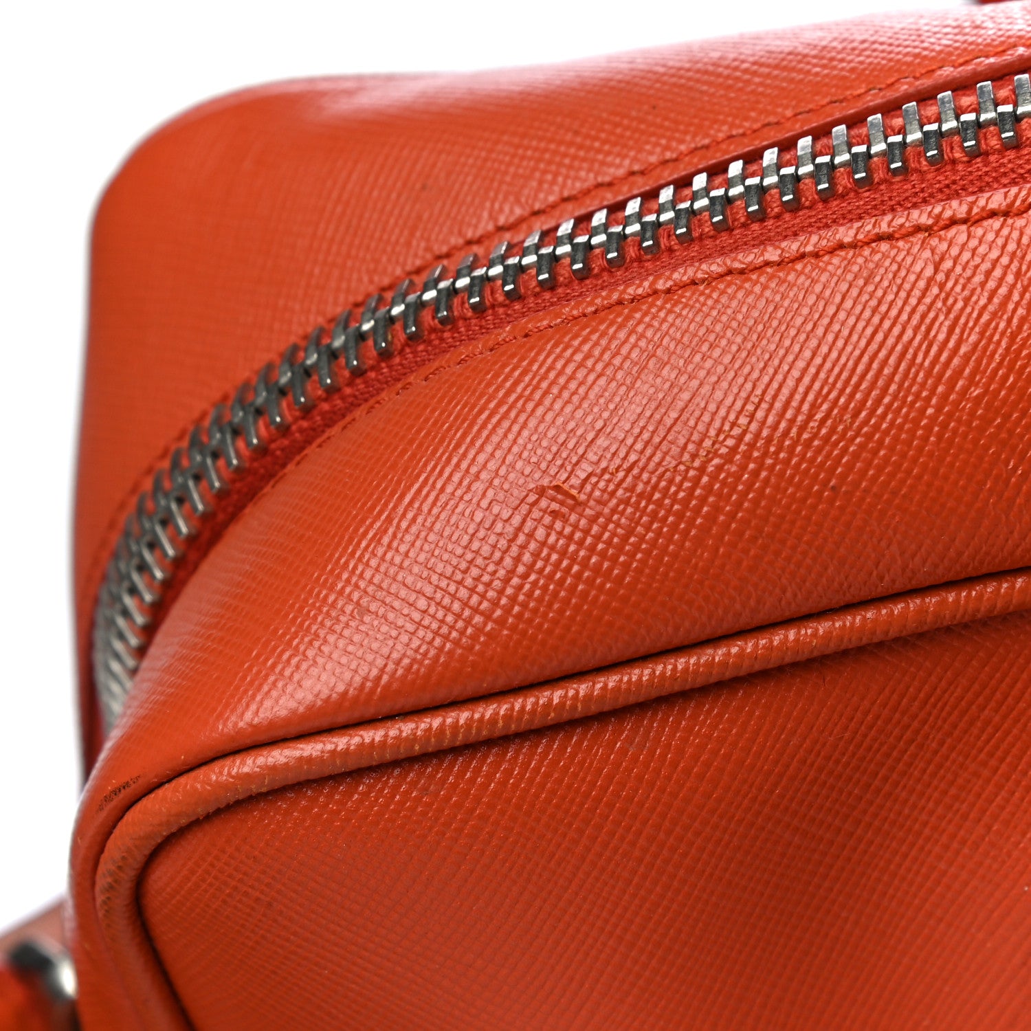 Prada Saffiano Lux Bowler Fuoco 20 of 20