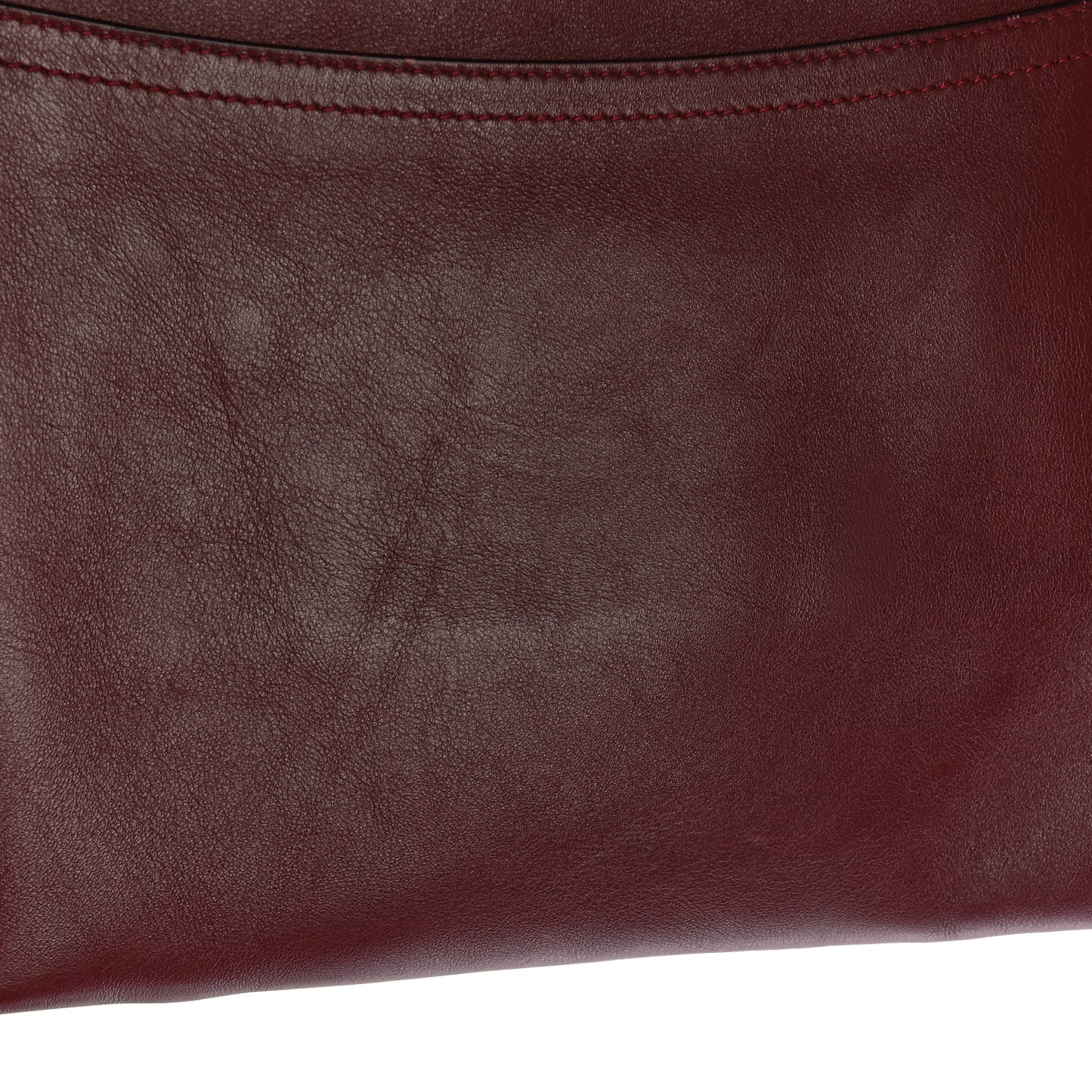 Smooth Calfskin Medium Roy Clutch Plum Purple