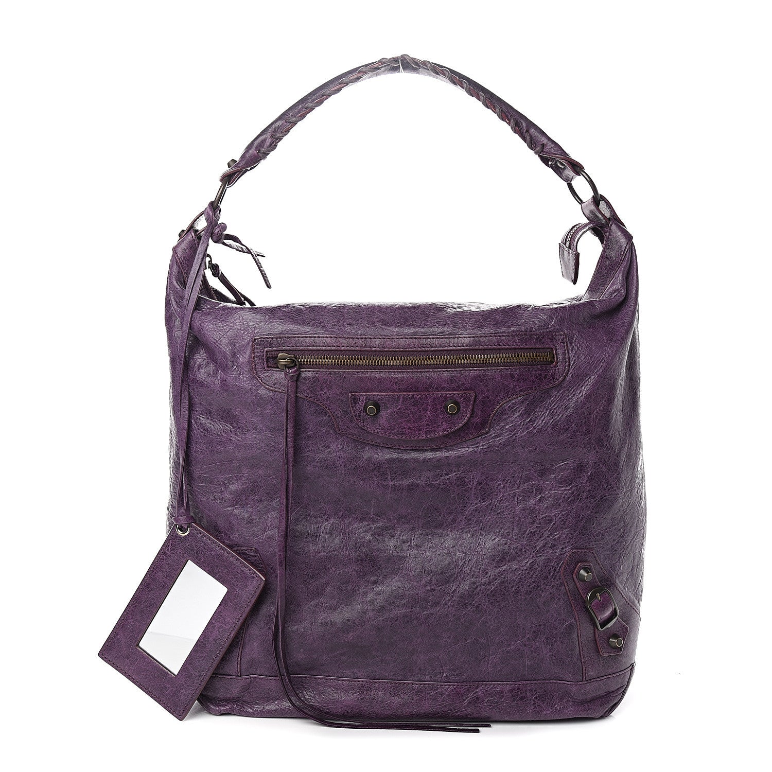 Balenciaga Agneau Classic Hardware Day Hobo Raisin 1 of 9