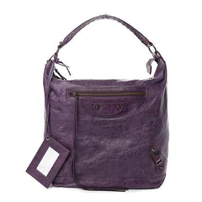 Balenciaga Agneau Classic Hardware Day Hobo Raisin 1 of 9