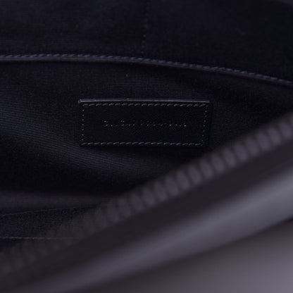 Saint Laurent Calfskin Crocodile Embossed iPad Case Black 7 of 7