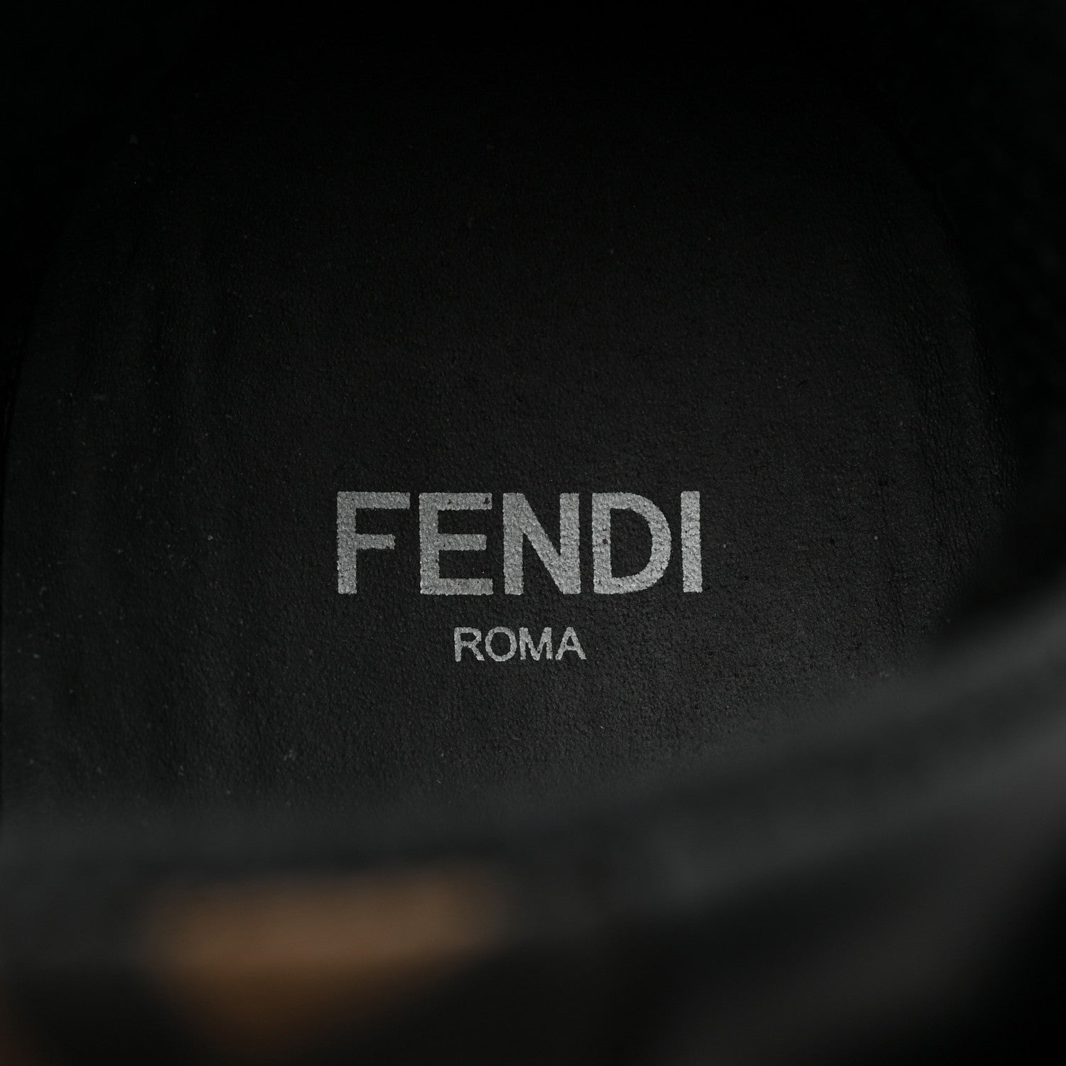 Fendi Nylon FF Reloaded High Top Sneakers 38.5 Tobacco Black 7 of 8