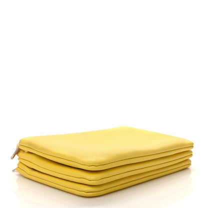 Celine Lambskin Small Trio Crossbody Bag Fluo Yellow 4 of 11