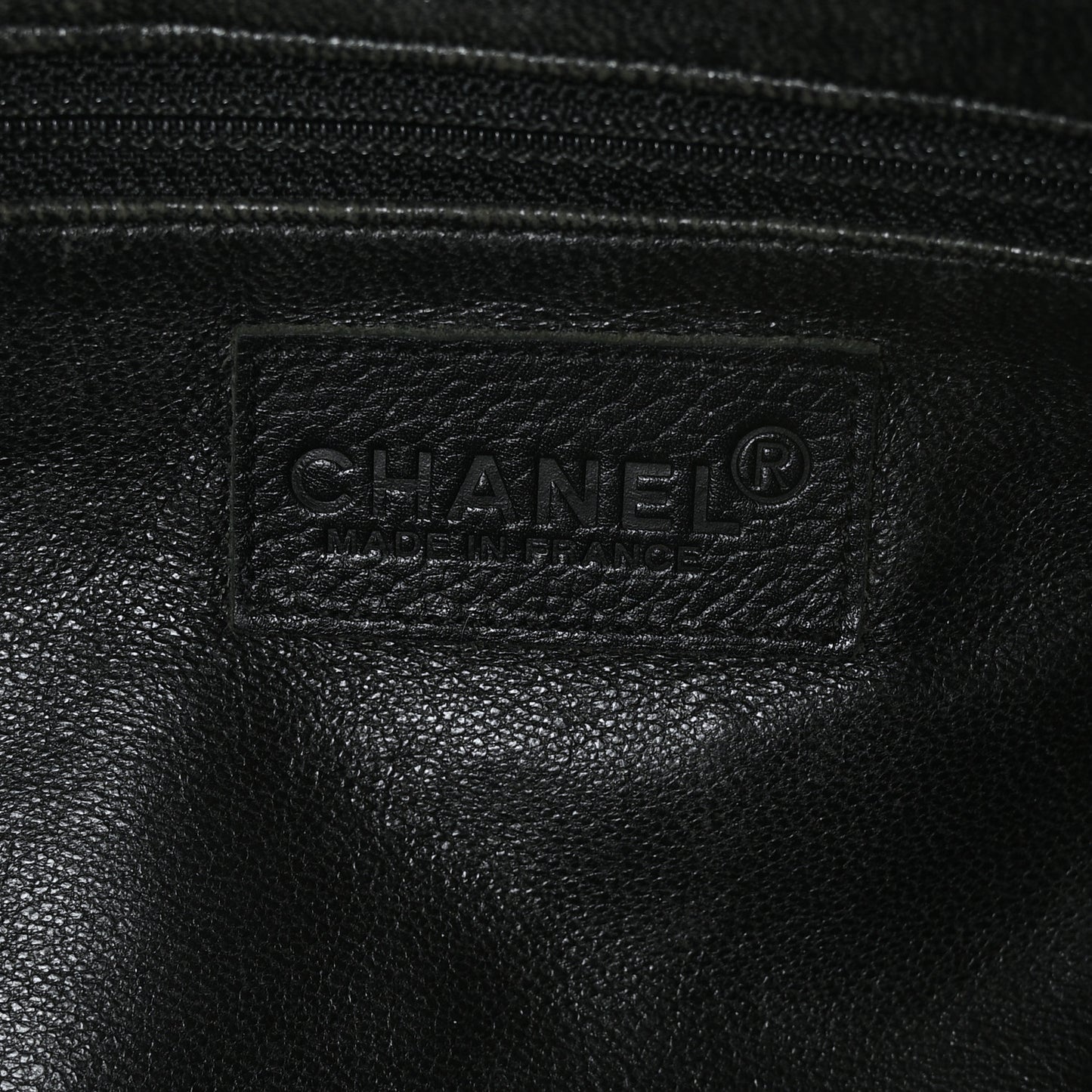 Calfskin Patent Quilted Bowler Black