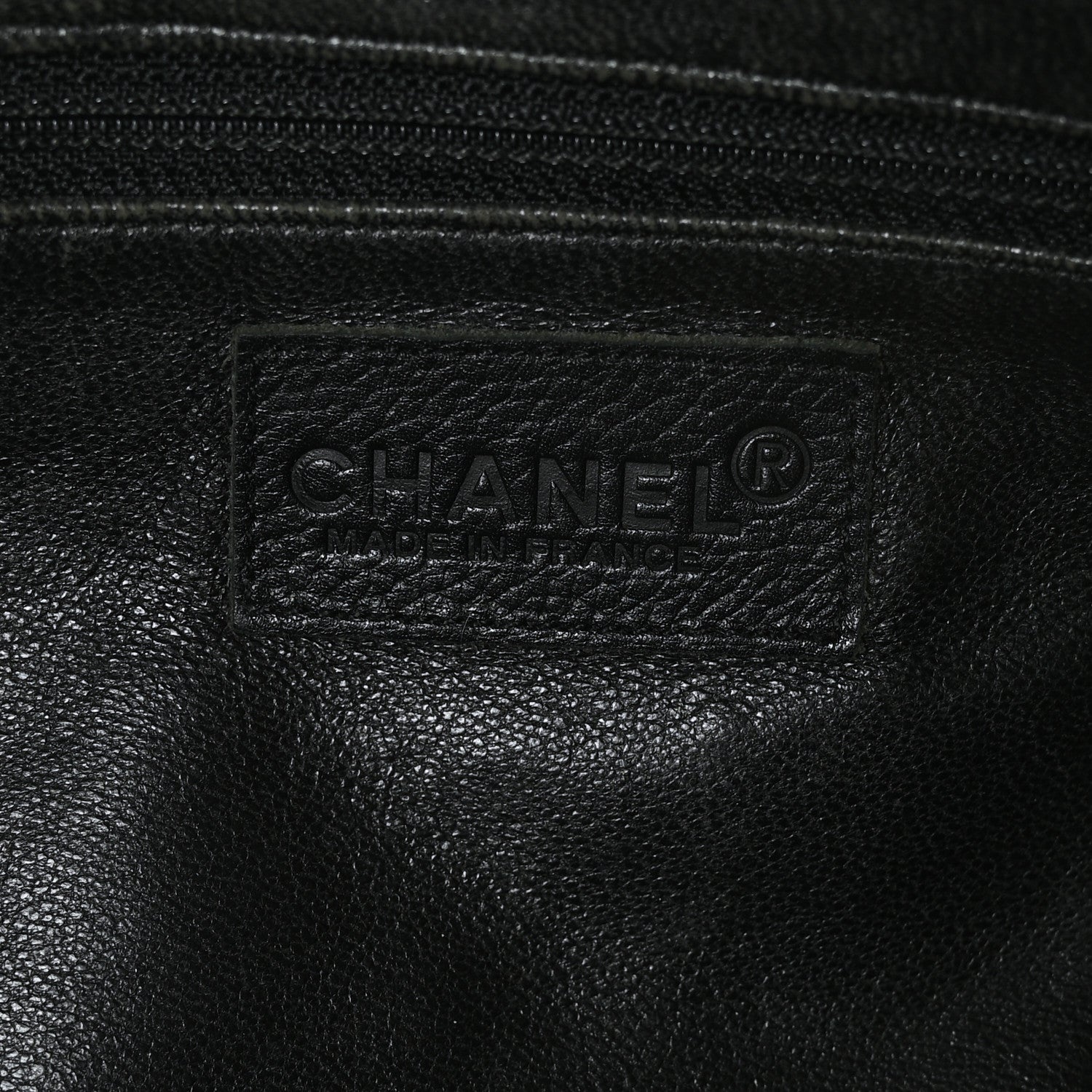 Chanel Calfskin Patent Quilted Bowler Black 6 of 11