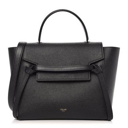 Celine Grained Calfskin Micro Belt Bag Black 1 of 9