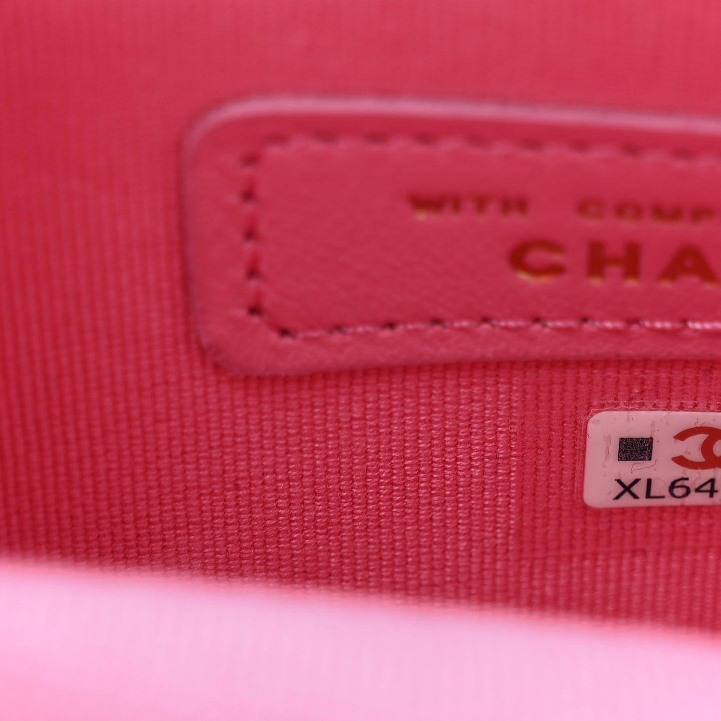 Jersey Quilted Micro Mini Flap Red