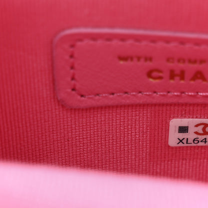 Chanel Jersey Quilted Micro Mini Flap Red 7 of 10