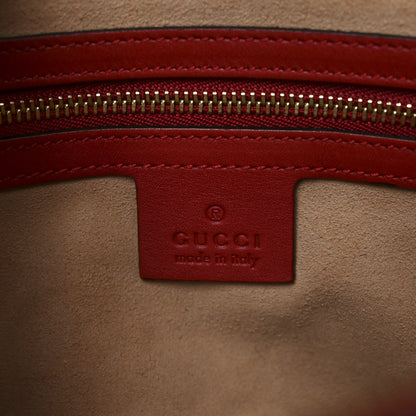 Gucci Guccissima Signature Boston Hibiscus Red 6 of 10