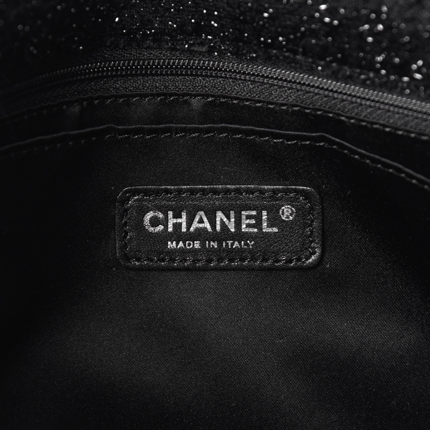 Chanel Tweed Faux Fur Patchwork Jumbo Single Flap Black 7 of 10