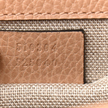 Gucci Dollar Calfskin Interlocking G Shoulder Bag Camelia 7 of 11