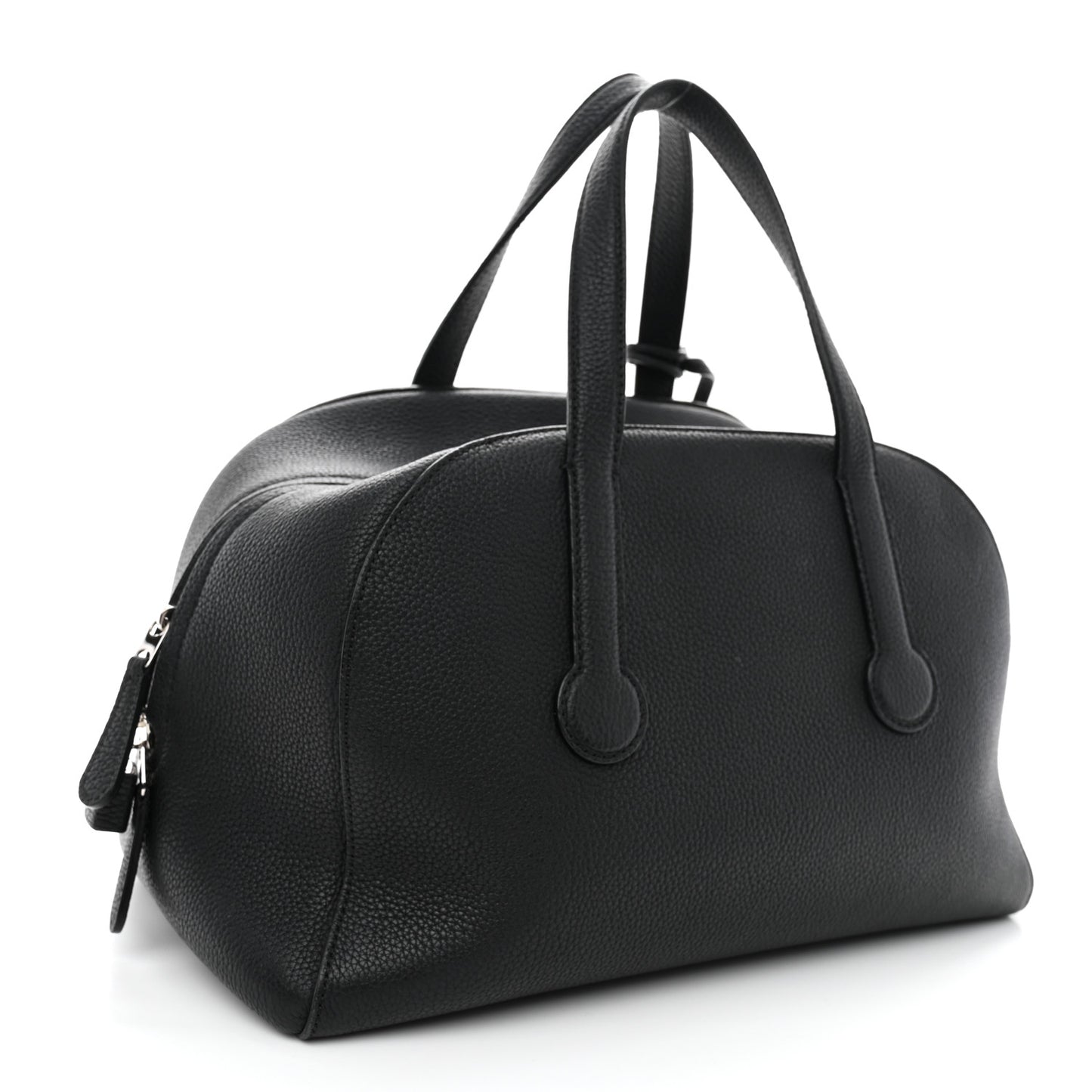 Grained Calfskin The Sporty Bowler 12 Black