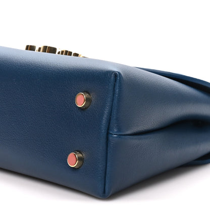 Celine Supple Grained Calfskin Teen Nino Teal Blue 9 of 9