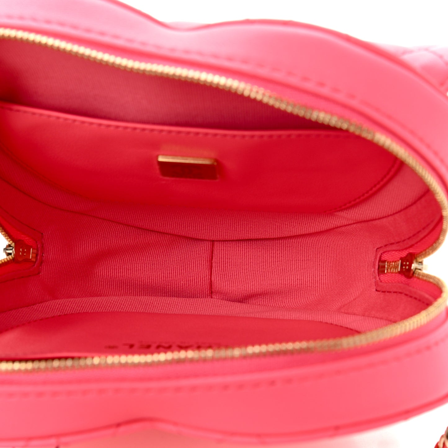 Lambskin Quilted CC In Love Heart Bag Pink
