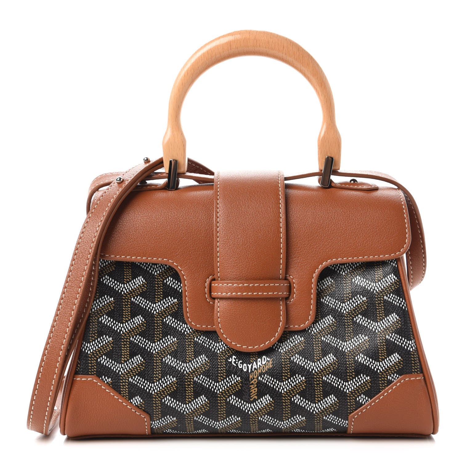 Goyard Goyardine Mini Saigon Black Gold 1 of 10